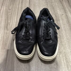 Bruno Marc Black Leather Men's Sneakers